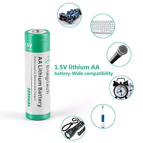 AA Lithium Battery 3000mAh 1.5V 16 Pack I68186