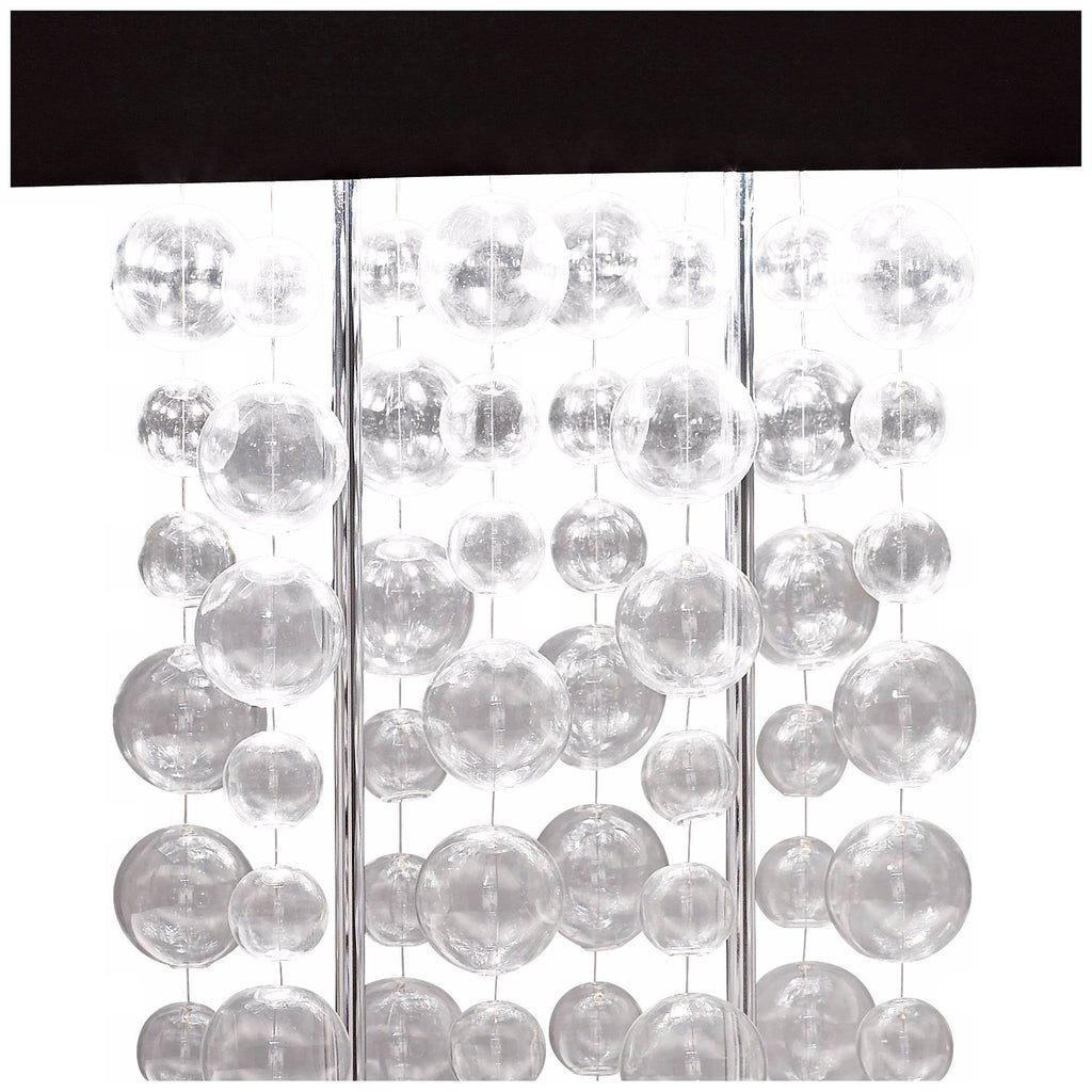 Clear Bubble Cascade Table Lamp L5675