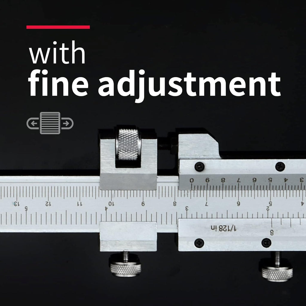 All-Metal Vernier Caliper Inch/Metric 0-12/0-300mm Range H140
