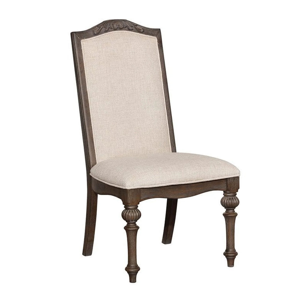 Fabric Padded Dining Chair Set of 2 E3317