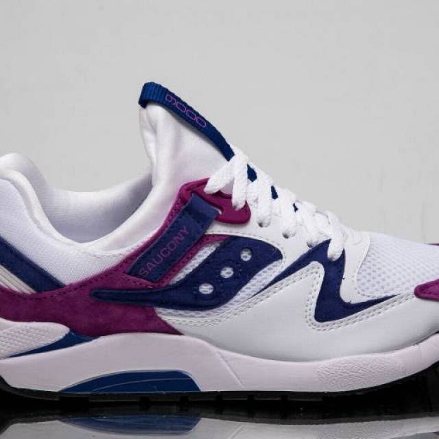 White Purple Suede Sneakers S659225