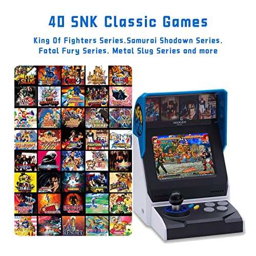 NEOGEO Mini Arcade with 40 Pre-Loaded Games G5546