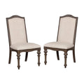 Fabric Padded Dining Chair Set of 2 E3317
