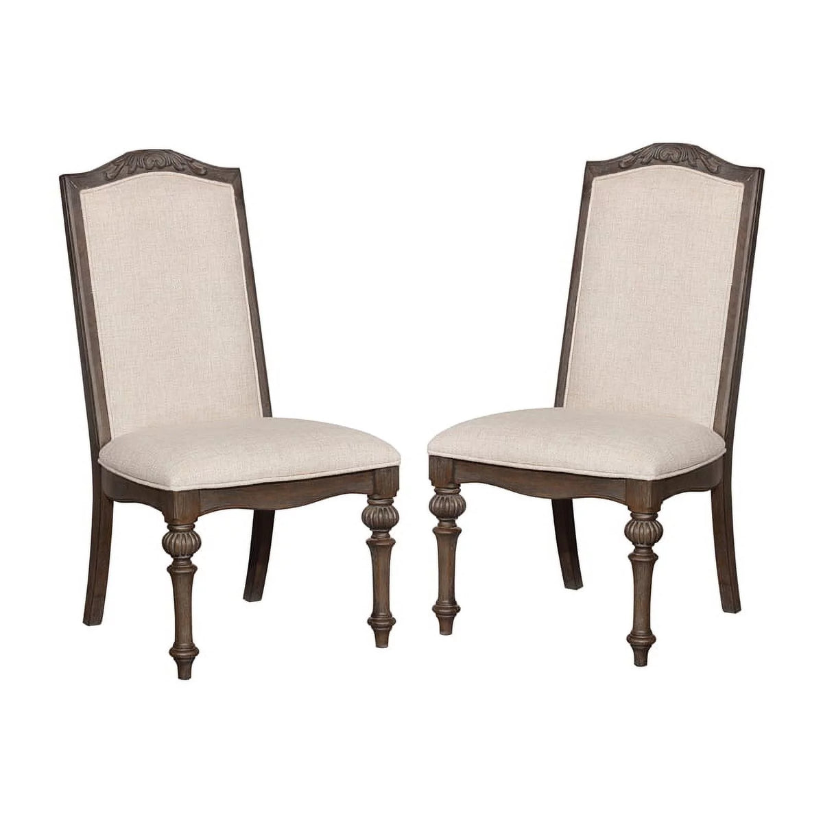 Fabric Padded Dining Chair Set of 2 E3317