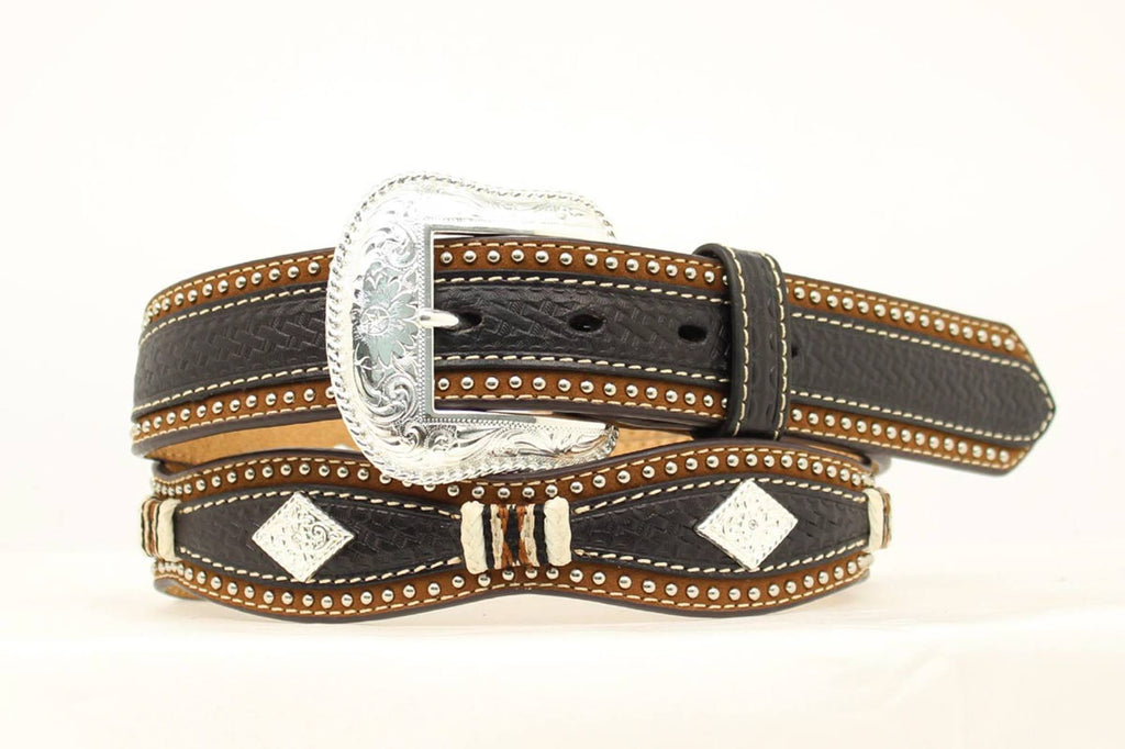 Black Brown Western Belt C93204