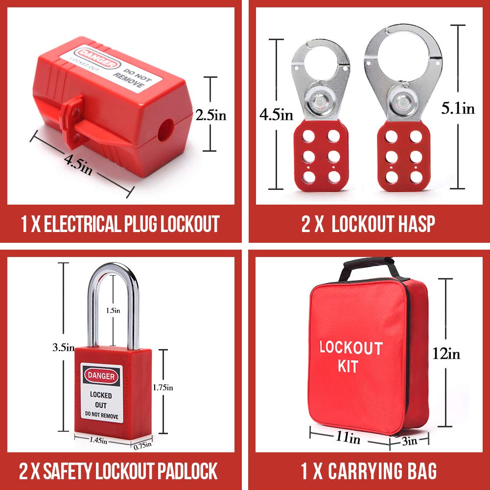 Electrical Lockout Tagout Kit Y66870