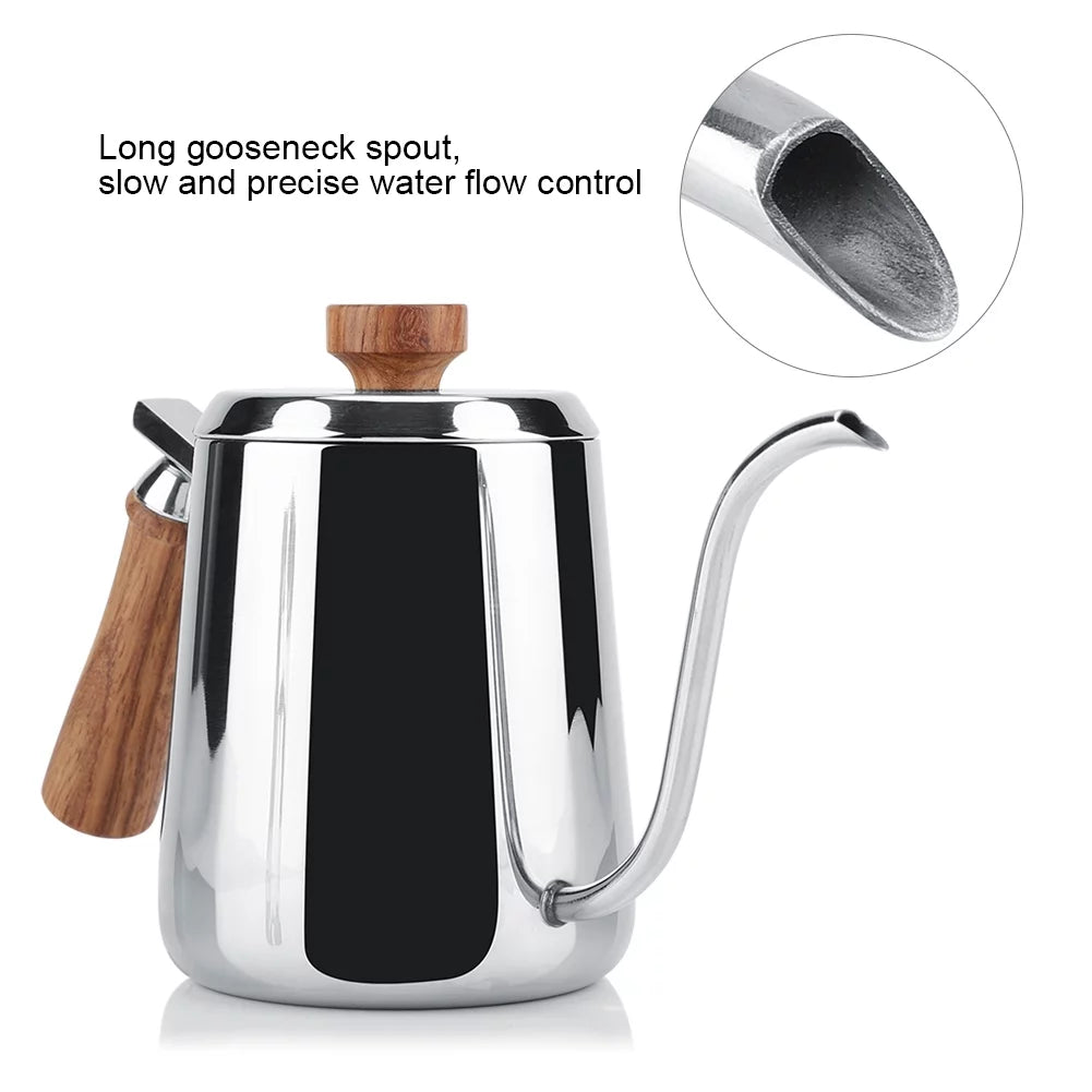 Stainless Steel Coffee Pot with Gooseneck Spout (350ml) R820