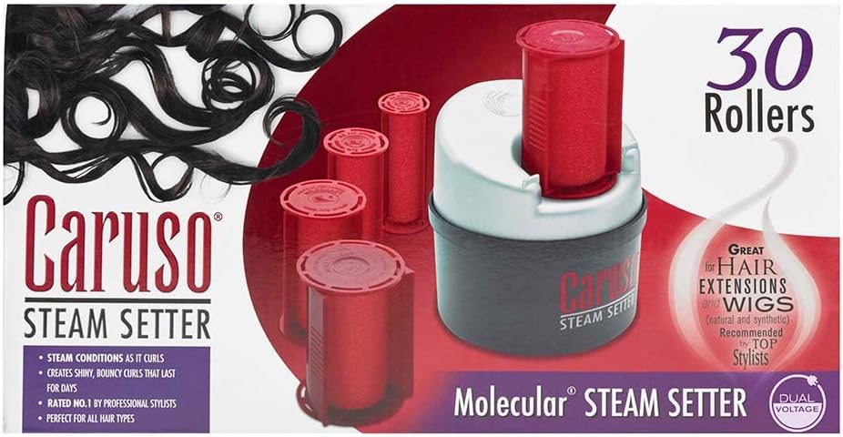 30 Piece Hairsetter Hot Rollers with 5 Size Rollers O202