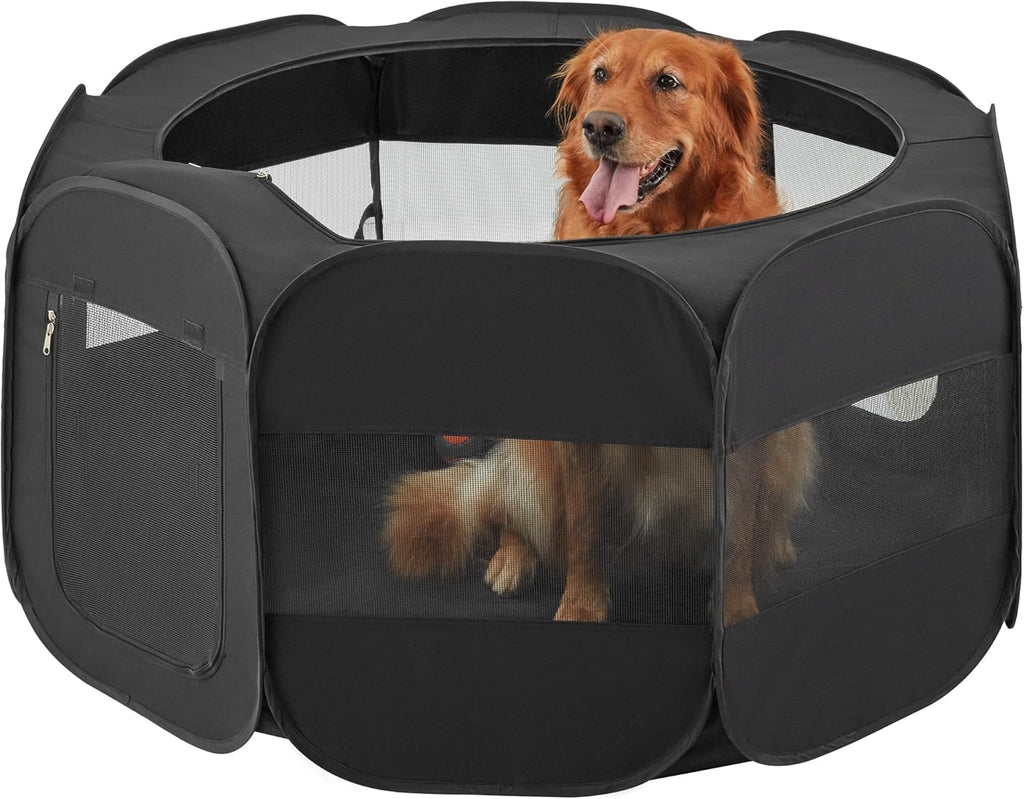Portable Foldable Pet Playpen with Carrying Bag G279309