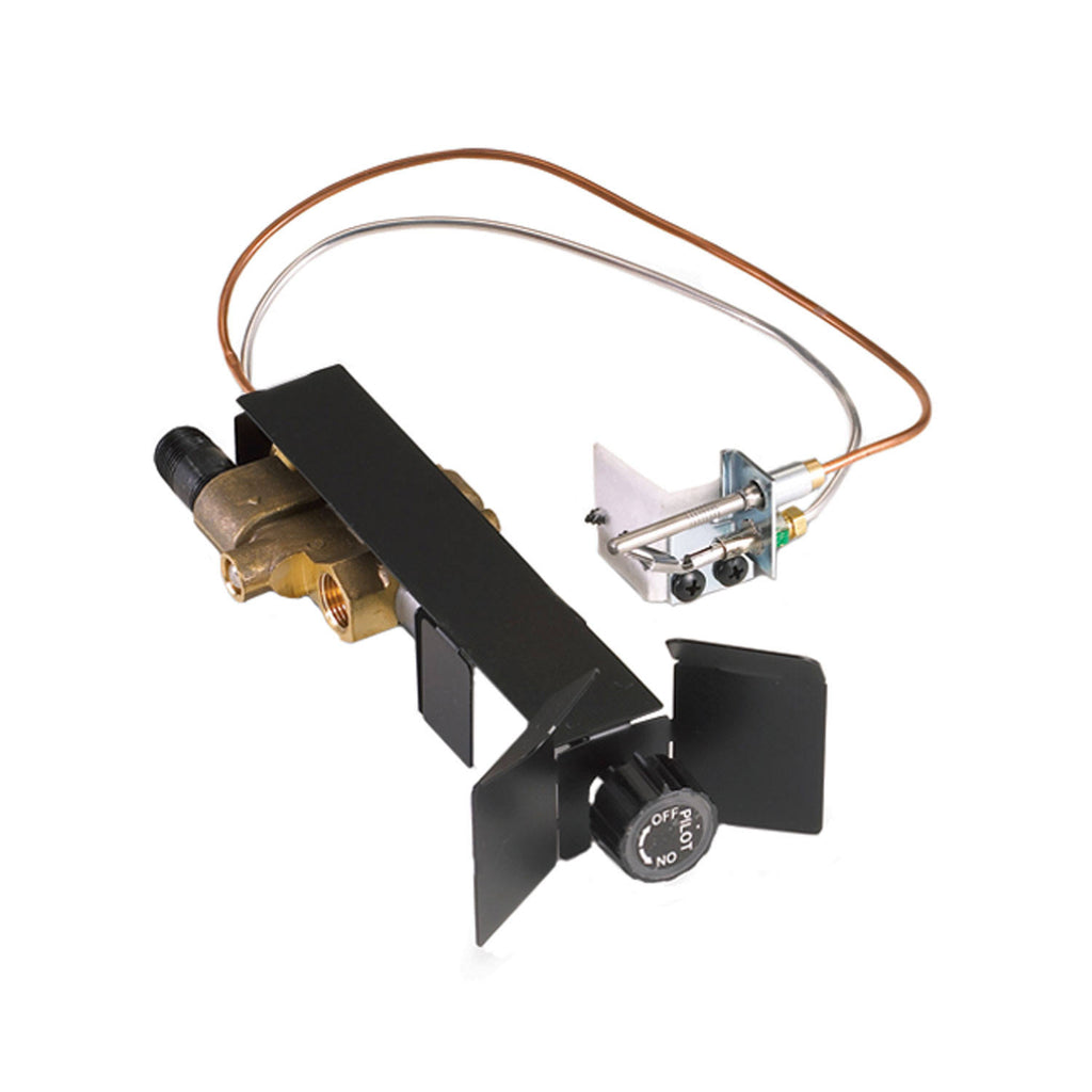 Vented Natural Gas Log Burner with Safety Pilot Kit D541