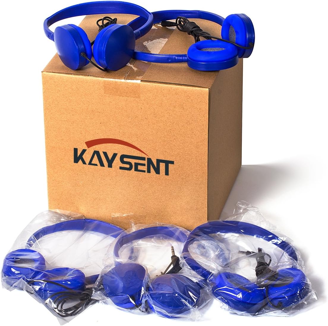 50 Packs Multi Color Student Headphones for School K160