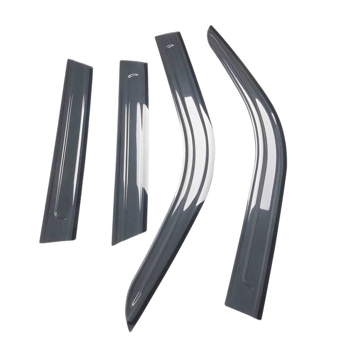 Black Acrylic Window Visors 4PCS H884334