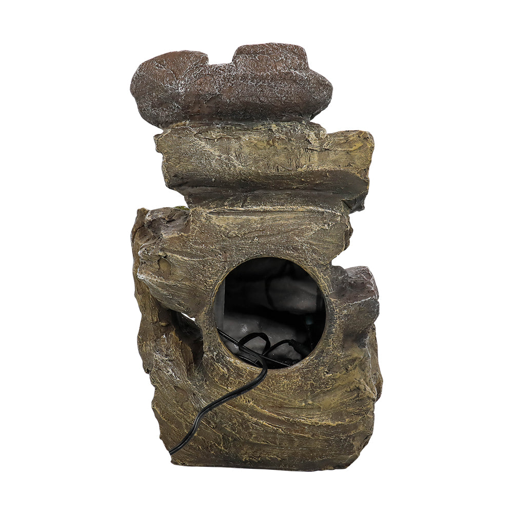 Tabletop Waterfall Fountain with Light W2930