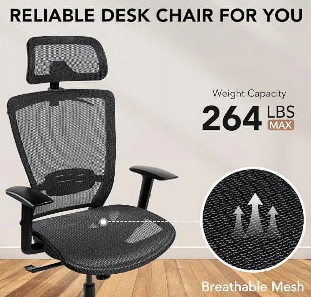Gray Mesh Ergonomic Swivel Office Chair G361584
