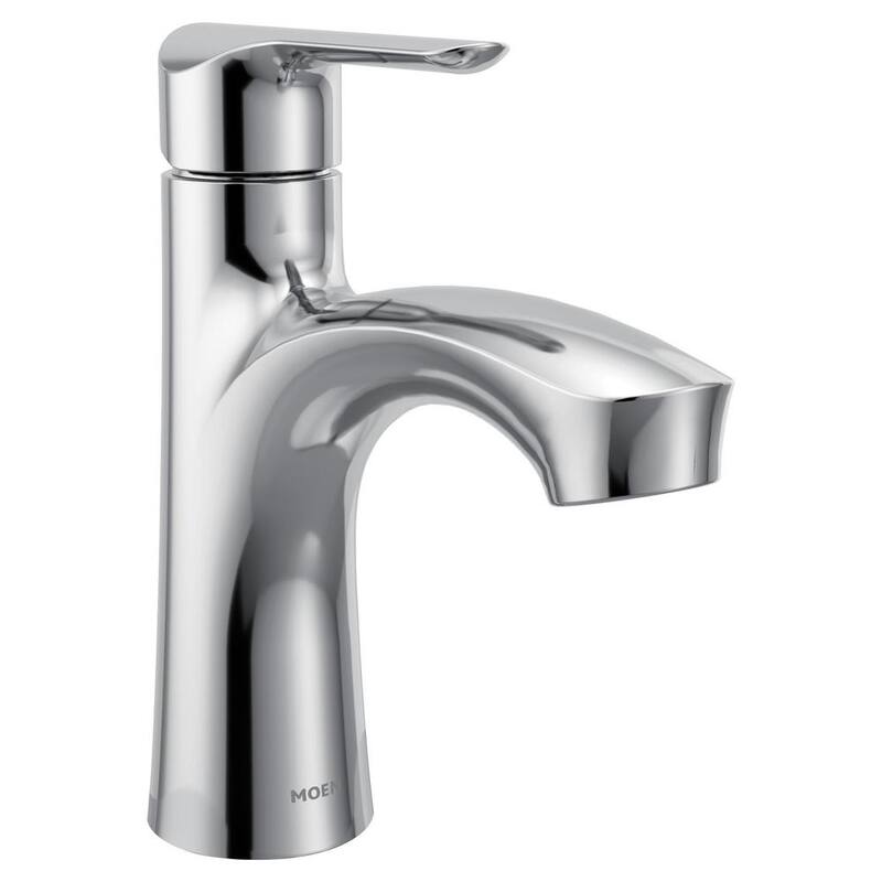 Single-Handle Single-Hole Bathroom Faucet in Chrome H649