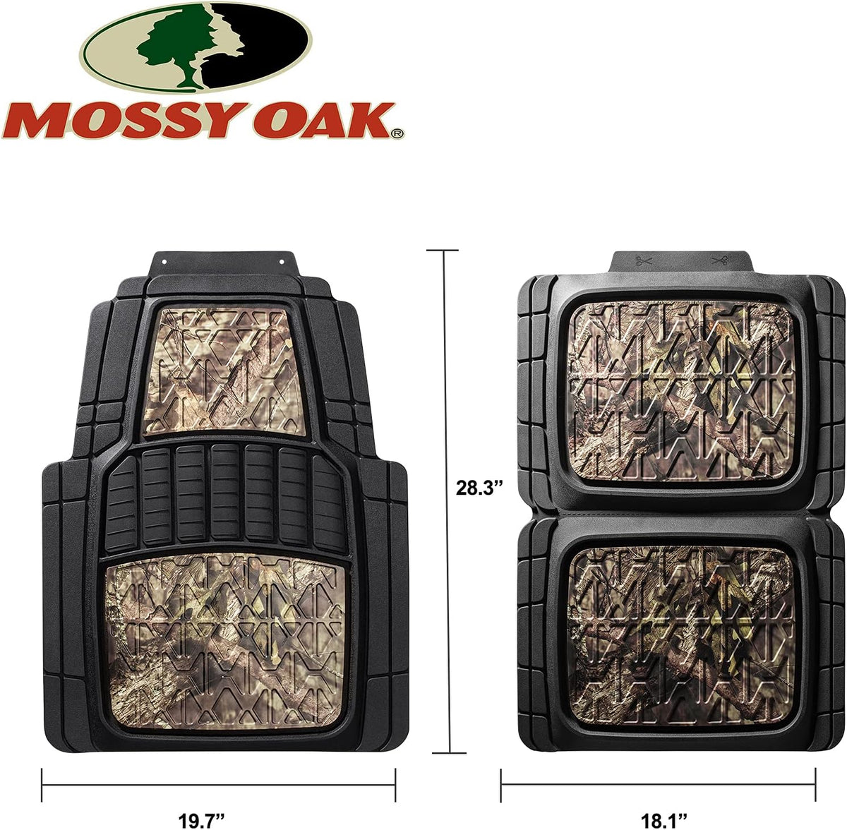4 Pcs Camo Floor Mats R333