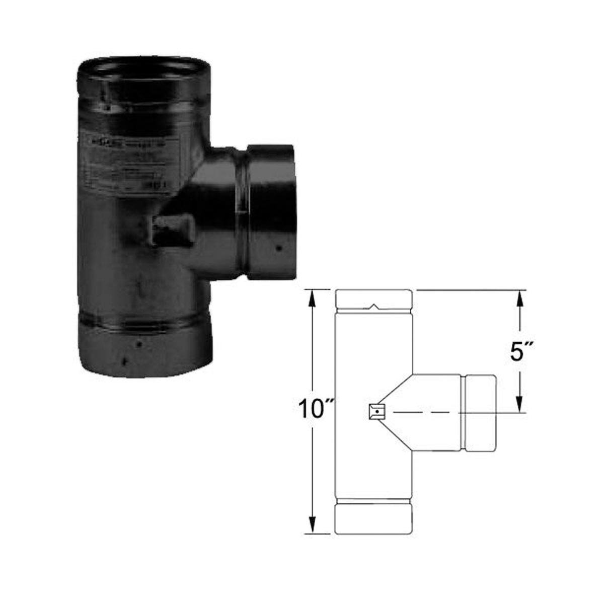 3x22 Inner Diameter Type L Pellet Vent Pipe Z10909