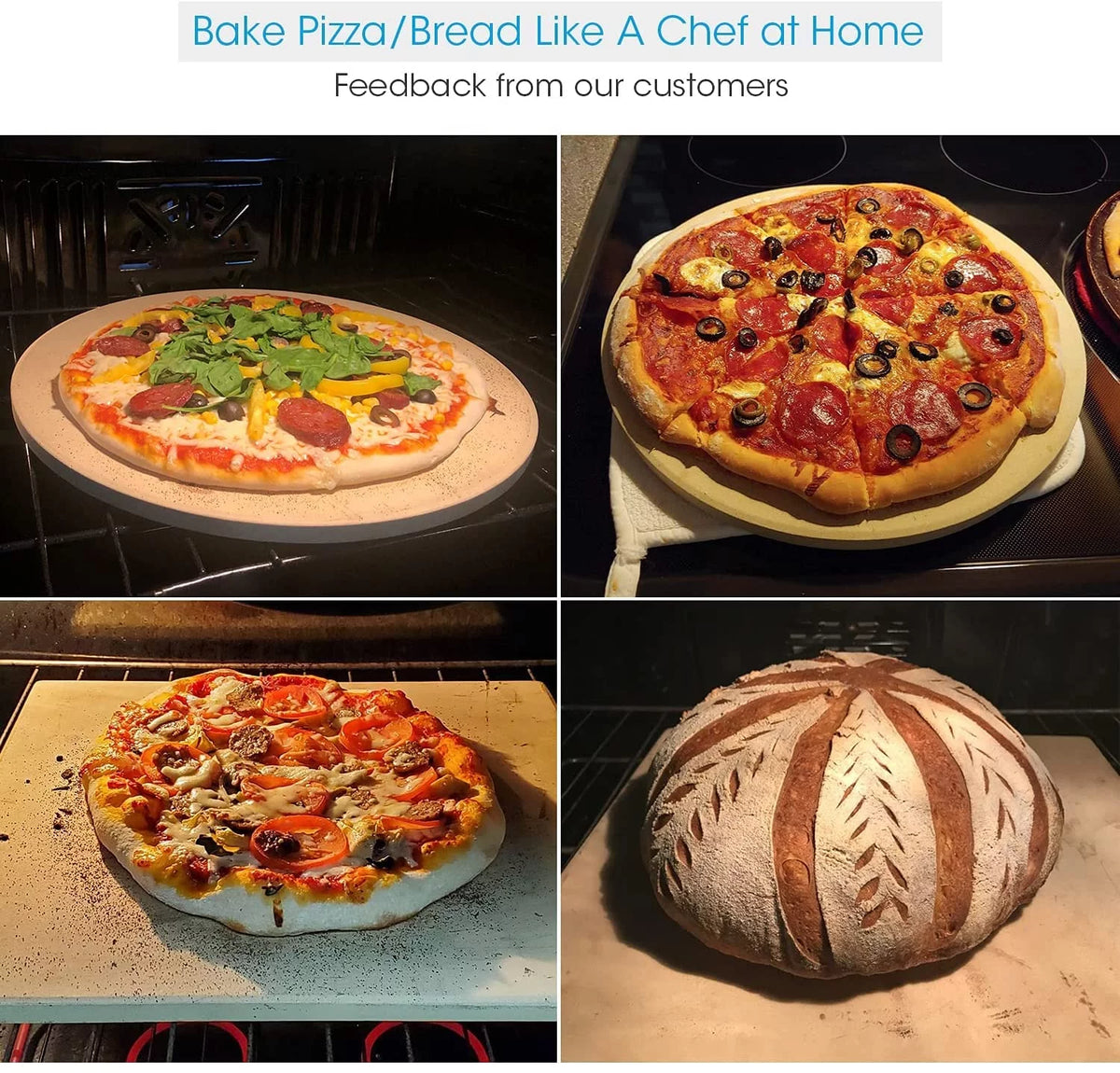 15'' Round Cordierite Pizza Stone P39295