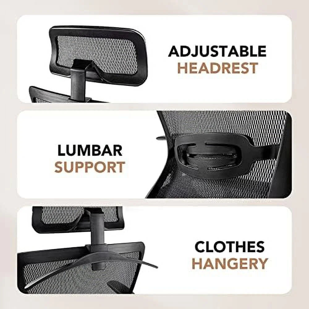 Gray Mesh Ergonomic Swivel Office Chair G361584