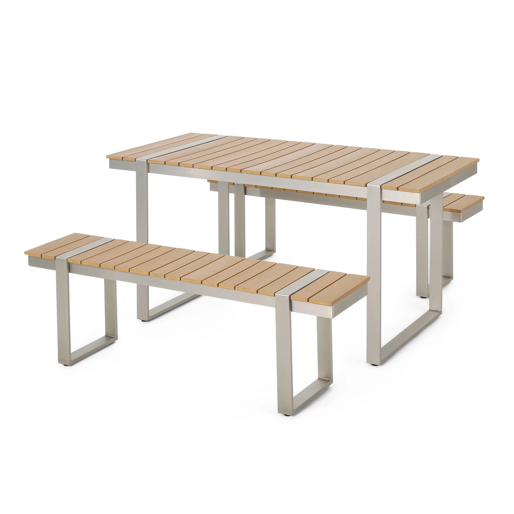3 Piece Aluminum Picnic Set W916