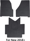3PCS Set Heavy Duty Rubber Floor Mats for Freightliner Cascadia D2652