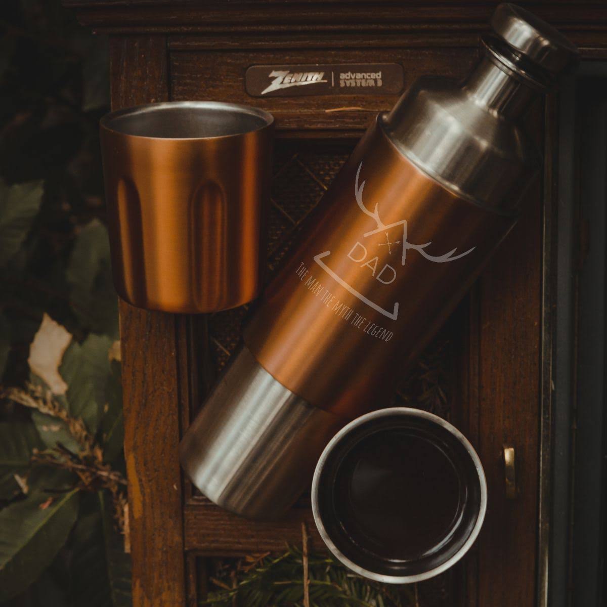 Firelight Flask Brushed Stainless, 750ml D301