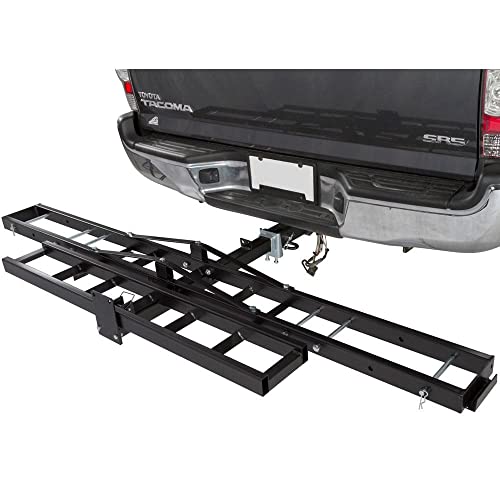 Black Steel Motorcycle Carrier G7372