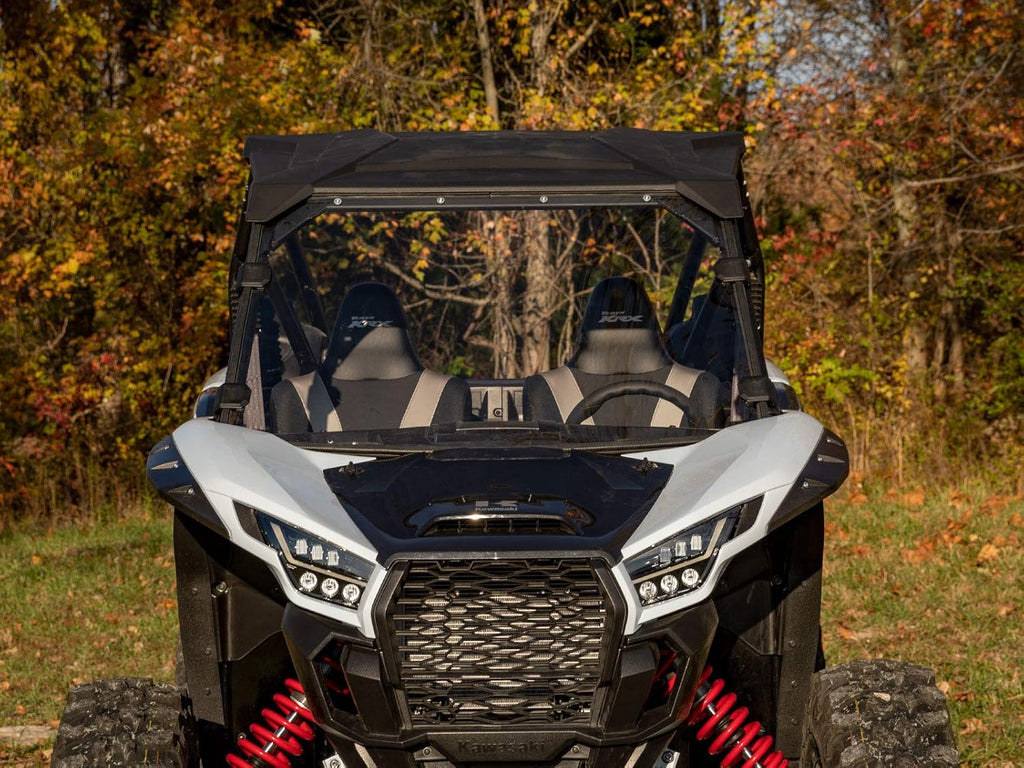 Full Windshield for Kawasaki Teryx KRX 1000, 1/4 Inch Thick Clear Polycarbonate Z7970