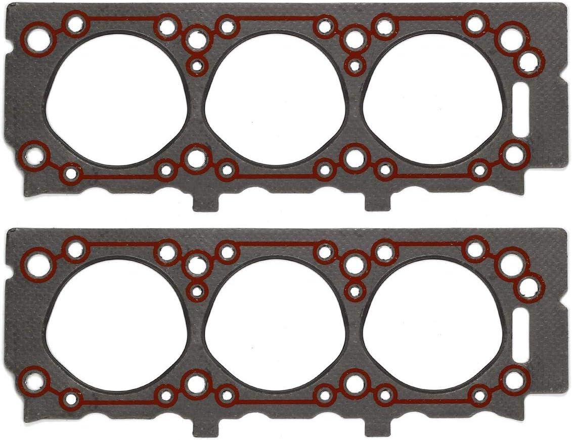 Cylinder Head Gasket with Bolts Kit Compatible with Ranger 1999-2001 3.0L Pack of 2 E957132