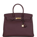 Cassis Togo Leather Handbag O81862
