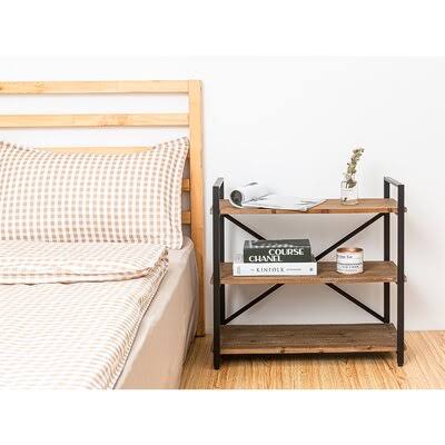Metal Etagere Bookcase 3 Shelves K249426
