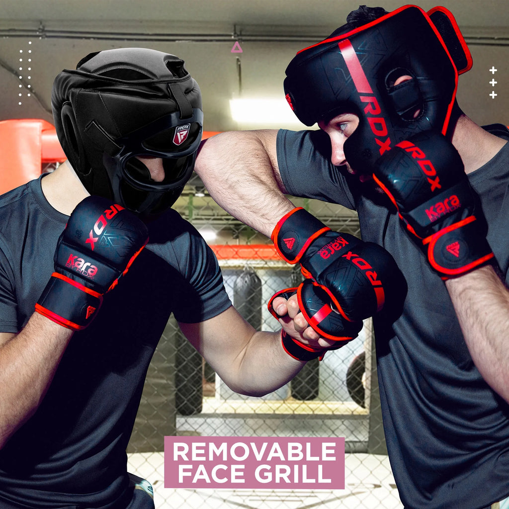 Headgear with Removable Face Grill for Boxing, MMA Training M445812