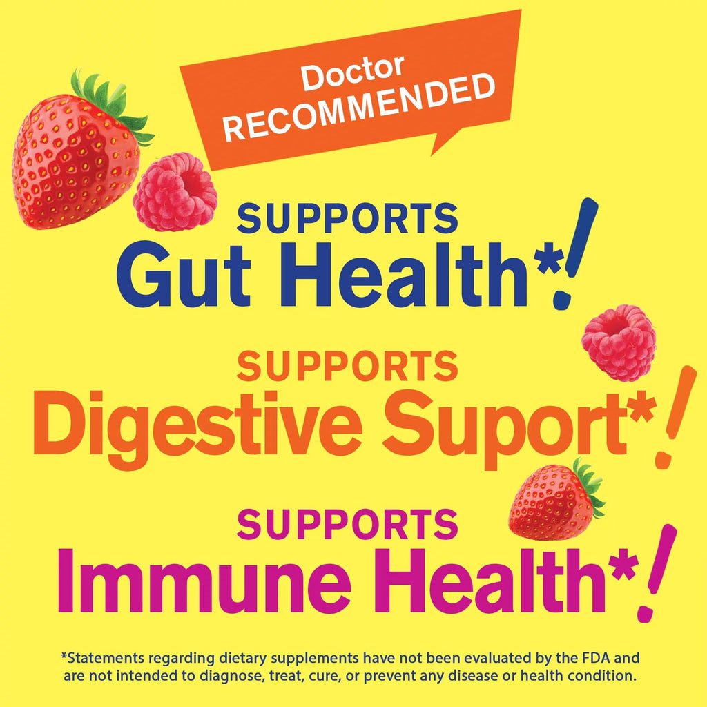 50 Billion Probiotics + Prebiotics Gummies with 12 Strains, 60 Gummies O86768