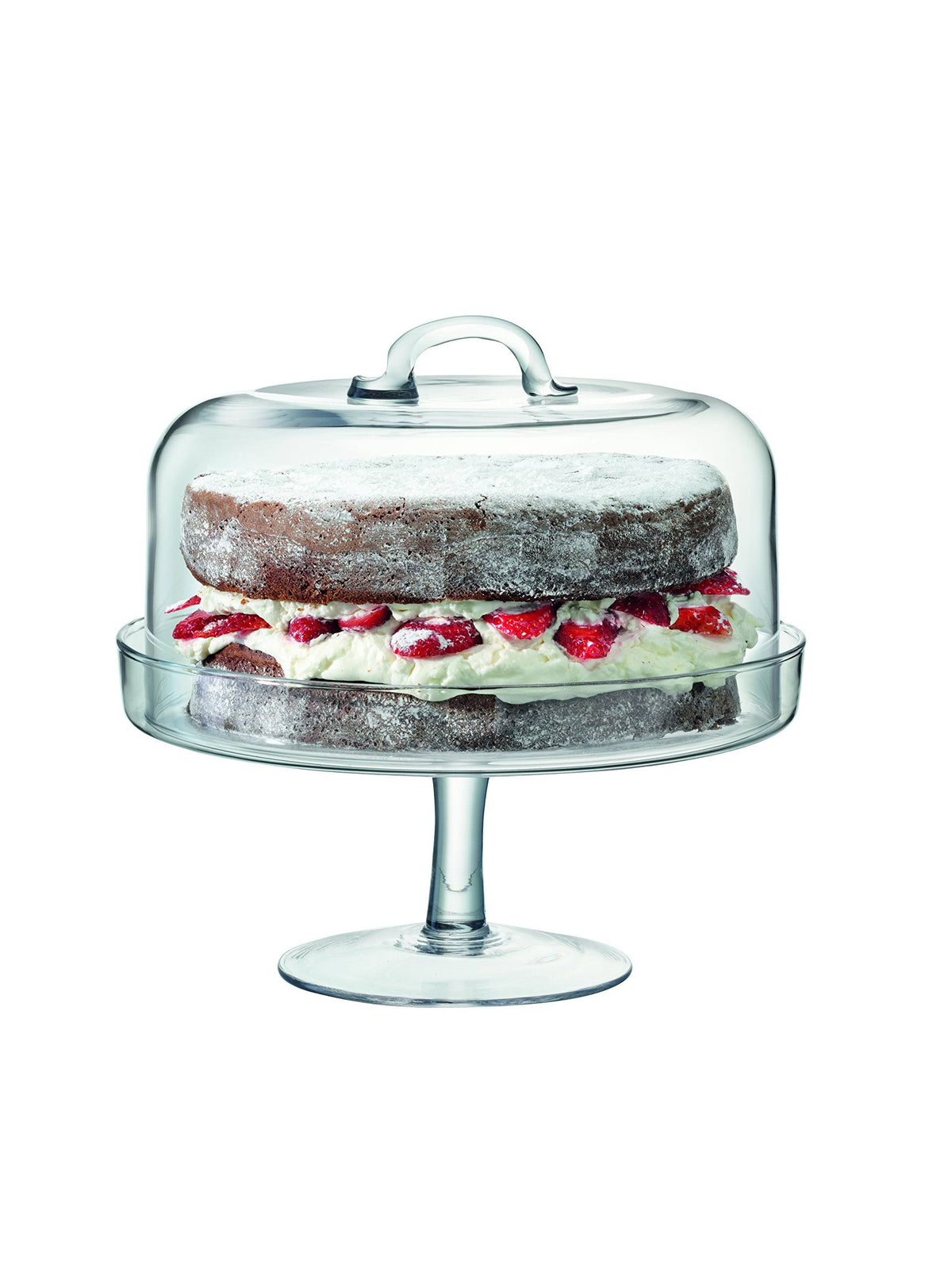 Clear Cakestand & Dome A981