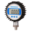 3-1/8" Dial Size Digital Pressure Gauge, 0-300psi/bar/Mpa/Kpa, 1/4"NPT Lower Mount, Pack of 2 D656931