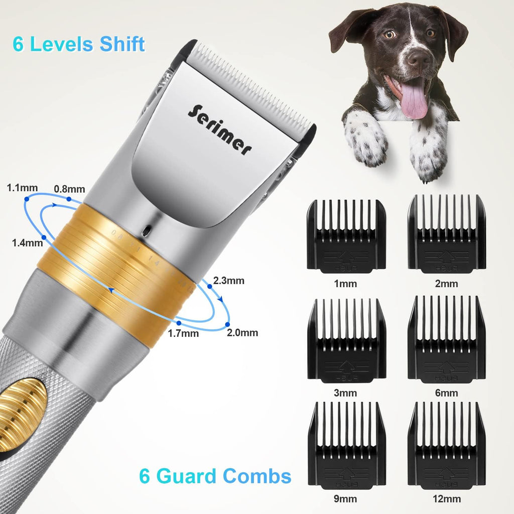 Dog Grooming Kit, 12V Pet Hair Trimmer Set, Pack of 2 Q19817