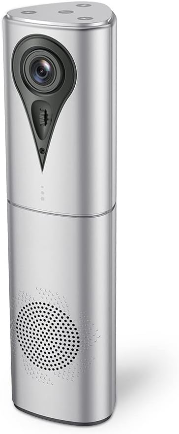 Conference Webcam Camera with Microphone & Speaker, HD 1080p, 110 Wide Angle Lens J727986