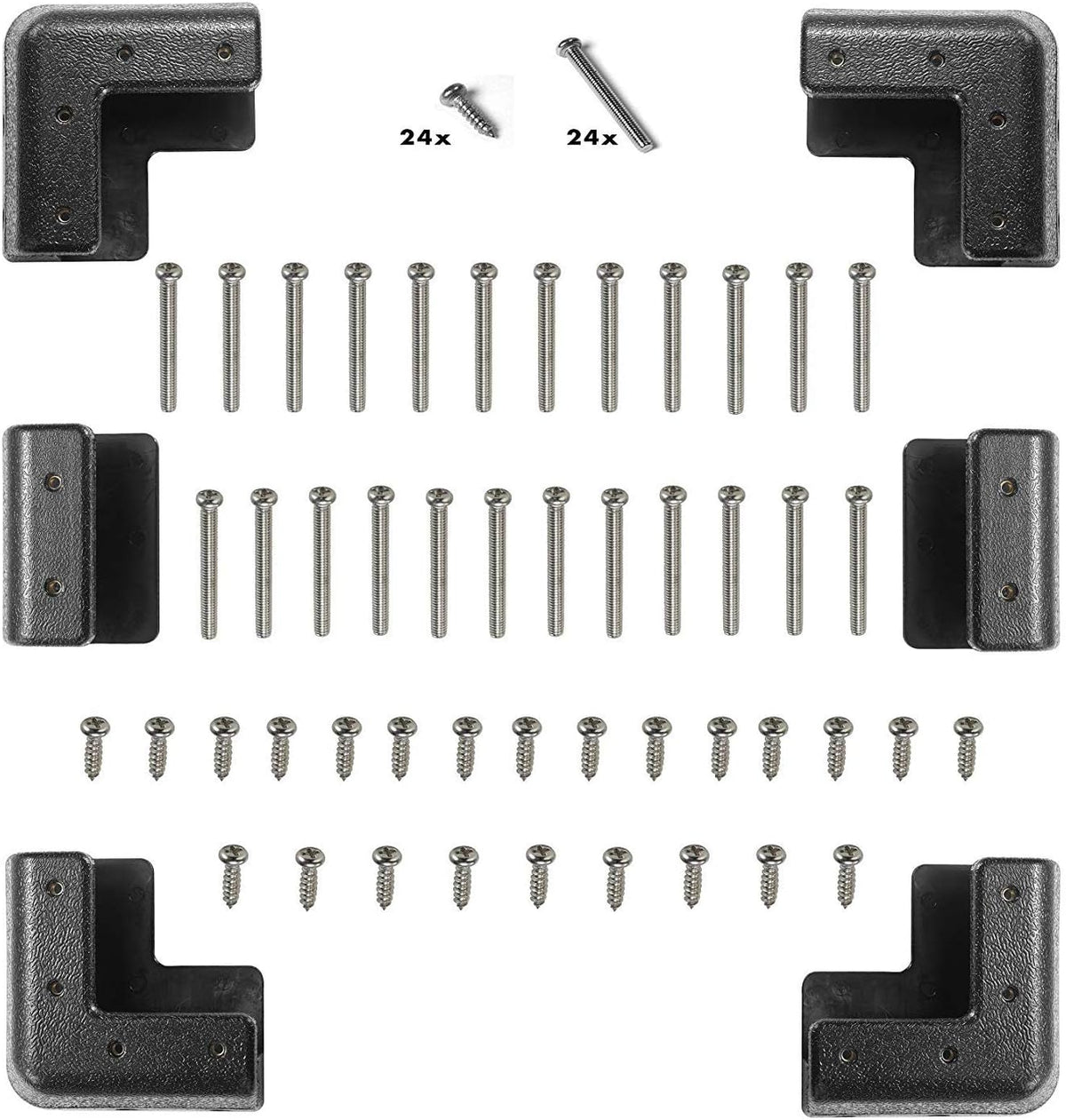 Solar Panel Mounting Brackets Corner Mount Kits for Framed Solar Panels, Pack of 2 Y46594