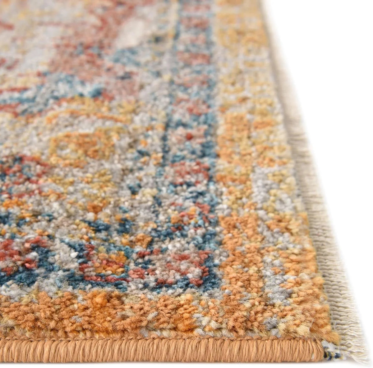 Yellow Octagon Rug K120224