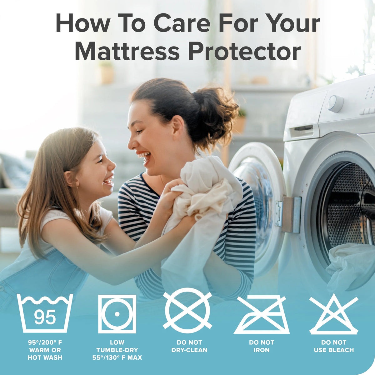 Twin XL Gray Waterproof Mattress Protector U199818