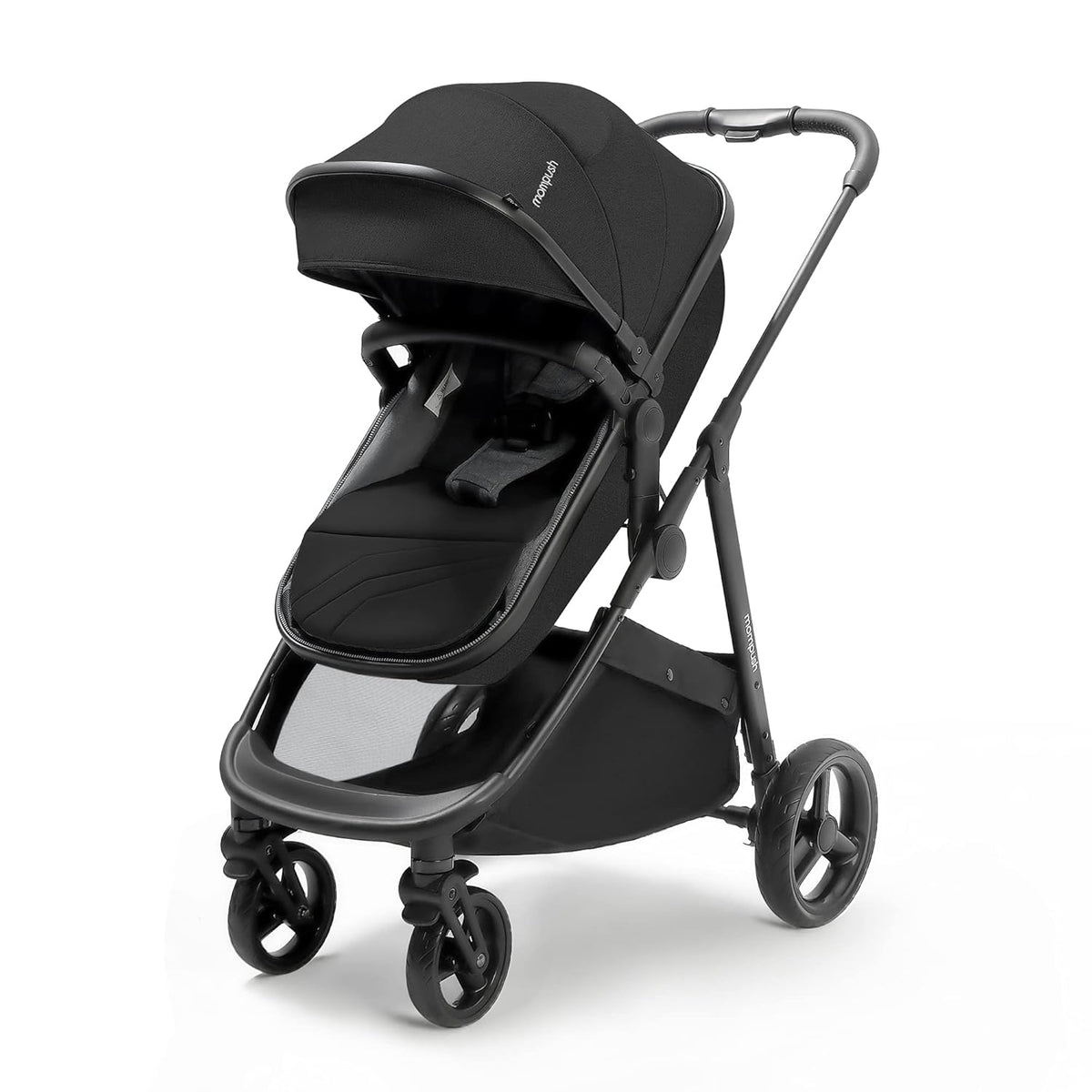 Baby Stroller with Bassinet Mode, Reversible Seat, Foot Cover and Rain Cover Z28548
