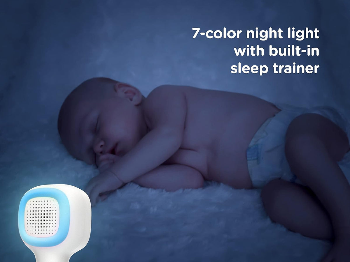 White 2-Cameras Smart Baby Monitor with Camera and Audio X495