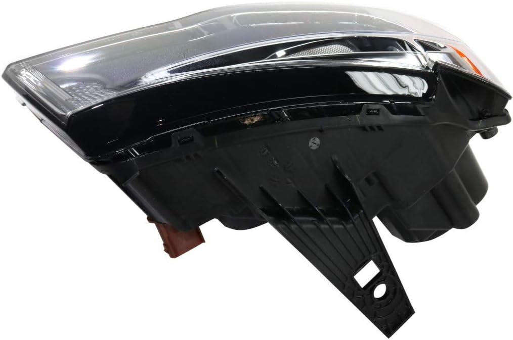 Jeep Grand Cherokee Passenger Side Chrome Halogen Headlight Assembly D5095