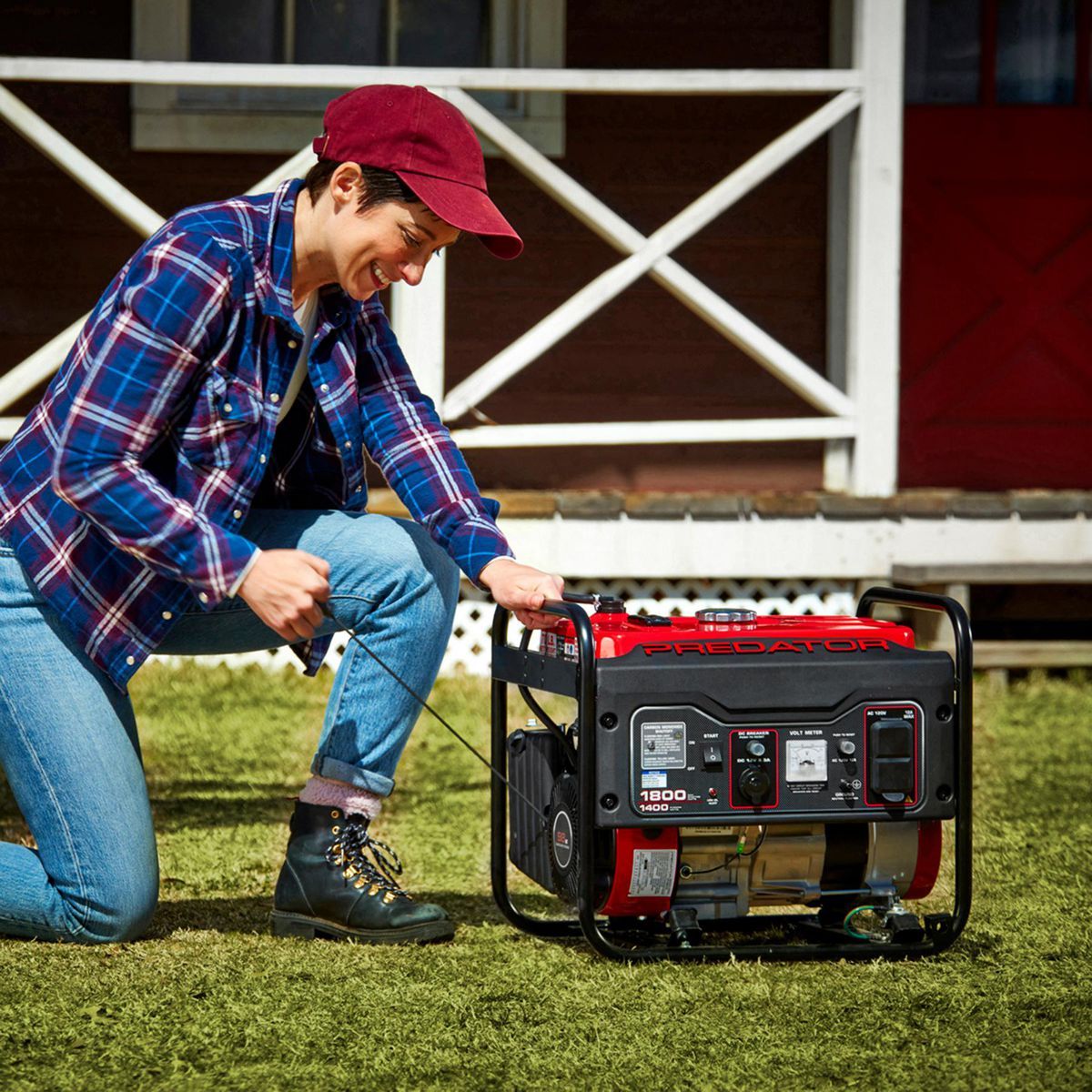 1800 Watt Gas-Powered Portable Generator C75344