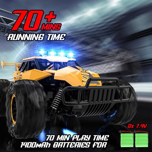 2.4GHz 1:12 Monster RC Truck with LED Headlight and Rechargeable Battery E21376