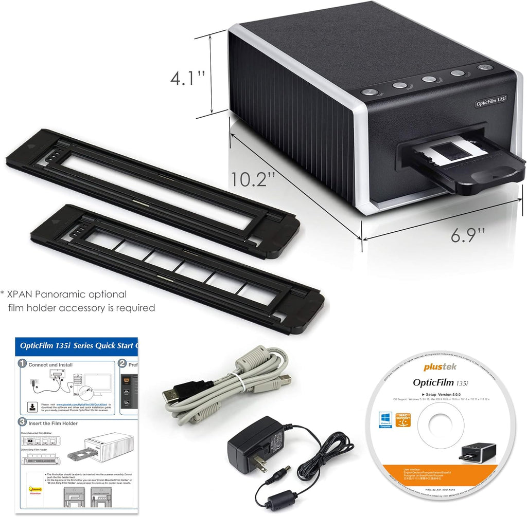 Automatic 35mm Film & Slide Scanner with 7200 dpi Resolution I827046