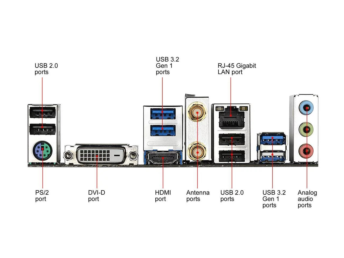 B550M Micro ATX AMD Motherboard O870203