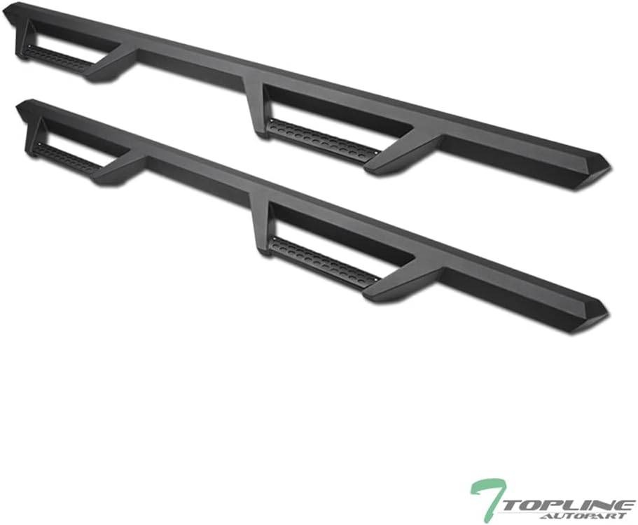 Matte Black Nerf Bars Running Boards for Chevy Colorado GMC Canyon Crew Cab J362
