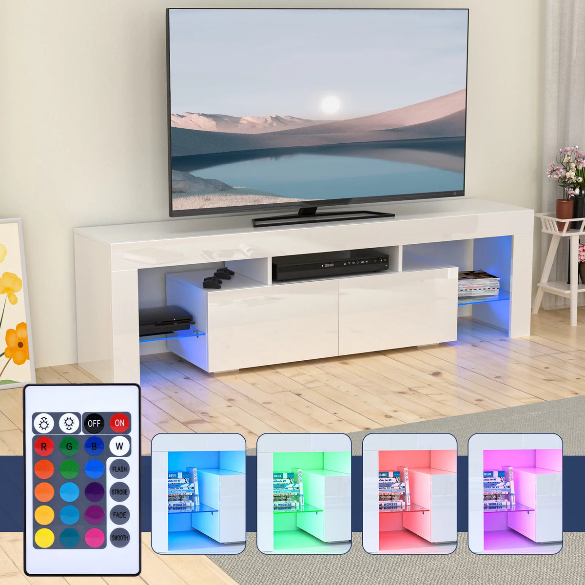 Black TV Stand R845