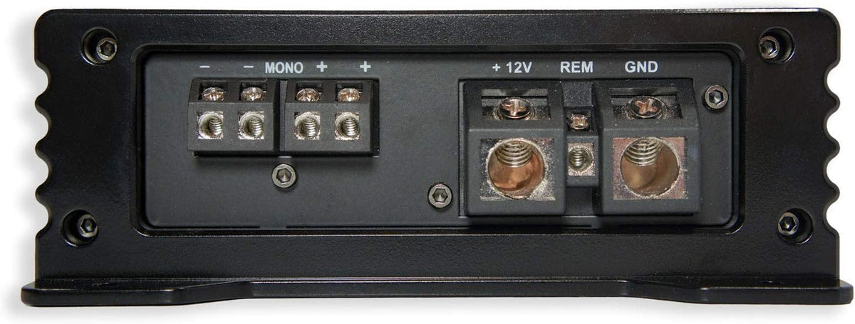 Dual 10 Black Sub Box Enclosure & Amp R1647
